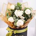 A Blossoming Message of Love With White Peony