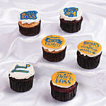 A Sweet Celebration for the Best Boss Vanilla Cupcake