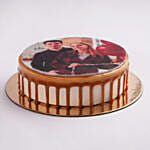 Anniversary Butterscotch Photo Cake 1.5 Kg