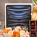 Apple ipad Pro 12.9 Inch Wifi 512GB Space Grey With Flowers and Chocolates