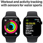 Apple Watch Series 10 42mm Sports Band Jet Black