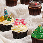 Assorted Christmas Cup Cakes Set of 24