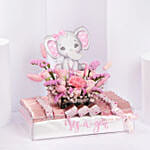 Baby Girl Chocolates Tray