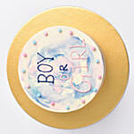 Babys Gender Reveal Cake For Girl