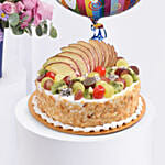 Birthday Roses Arrangement Cake & Balloon