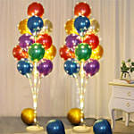 مجموعة بالونات مع ضوءLED