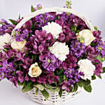Basket Of Royal Flowers