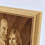 إطار صور خشبي مميز قابل للتخصيص هدية للوالدين أو الأحباء