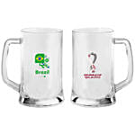 Beer Glass Brazil Set of 2