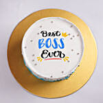 Best Boss Ever Vanilla One Kg Cake