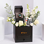 علبة هدايا “أفضل أب على الإطلاق” مع ساعة تايتان وكوب