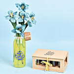 Best Dad Ever Tulips with Tea Box