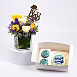 Best Dad Flowers Bento Cake Cupcakes