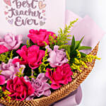 Best Teacher Ever Flowers Bouquet
