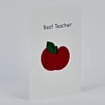 Best Teacher Greeting Card