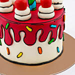 Birthday Candle Red Velvet Cake
