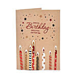 باقة ورود بألوان متنوعة في مزهرية عيد الميلاد مع كرت تهنئة