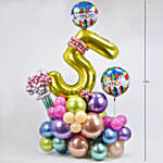 Birthday Numeric Double Balloon Arrangement