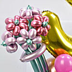 Birthday Numeric Double Balloon Arrangement