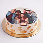 Birthday Special Caramel Photo Cake Half Kg