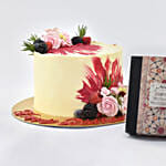 Birthday Surprise Vanilla Cake with Mirzam Chocolates