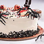 Bloody Web Of Terror Red Velvet Cake 8 Portion