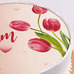 كيكة زهور لأمي