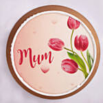 كيكة زهور لأمي