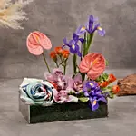 Blooms of The Palm Scarf By Lumena Maison