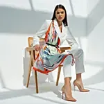 Blooms of The Palm Scarf By Lumena Maison