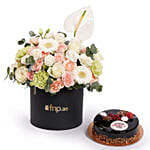 Blossom Luxe with Hazelnut Cake