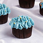 Blossoms of Celebration Chocolate Cupcake