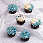 Blossoms of Celebration Chocolate Cupcake