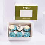 Blossoms of Celebration Vanilla Cupcake