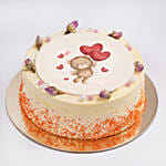 Blushing Romance Vanilla One Kg Cake