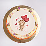 Blushing Romance Vanilla One Kg Cake
