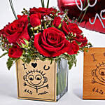 Boundless love rose bouquet Combo