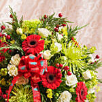 Bright and Shine Flowers Vase