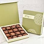 بوكس براونيز شوكولاتة لذيذ 16 قطعة ماركة إف إن بي