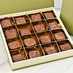 بوكس براونيز شوكولاتة لذيذ 16 قطعة ماركة إف إن بي