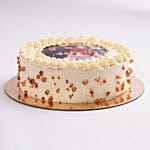 Butterscotch Birthday Photo Cake Half Kg