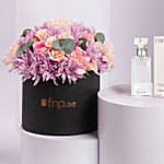 عطر كالفن كلاين إتيرنتي وباقة ورد للنساء