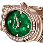 Cerruti 1881 Green MOP Luxury Watch Gift For Her