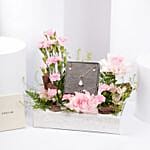 طقم مجوهرات شيروتي نسائي مع ورود