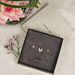 Cerruti Butterfly Rosegold Bracelet For Her