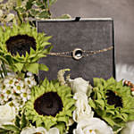 Cerruti Gold plated double chain bracelet for her