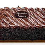 Chocolate Fudge Cake For Ramadan