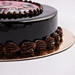 Chocolate Truffle Birthday Special Photo Cake 1.5 Kg