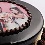 Chocolate Truffle Birthday Special Photo Cake Half Kg