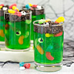 Coffin Worms Jelly Shots 24 Pcs